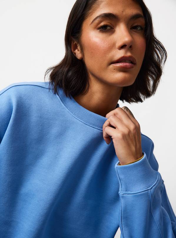 Buy Light Blue Relaxed Sweatshirt L | Hoodies and sweatshirts | Argos